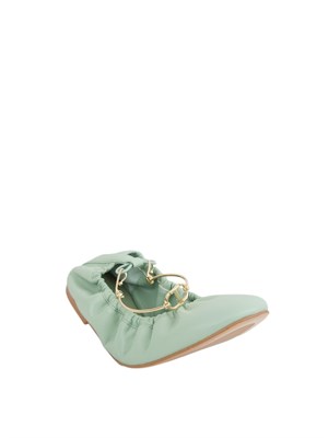 Ballerine con cinturino Twinset acquamarina in DONNA