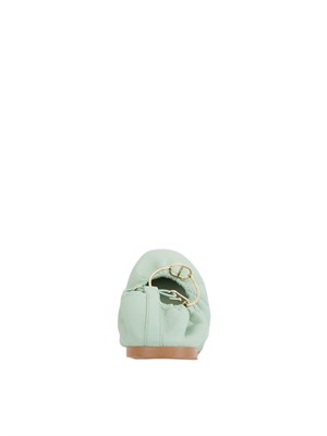 Ballerine con cinturino Twinset acquamarina in DONNA