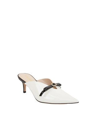 Scarpe mules Twinset  in vernice bianco in DONNA