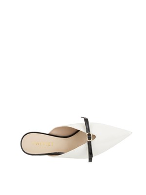 Scarpe mules Twinset  in vernice bianco in DONNA
