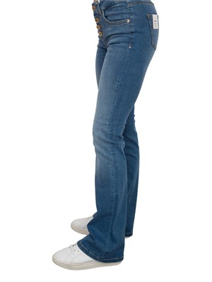 Jeans bootcut in denim Fracomina con lavaggio medio in DONNA