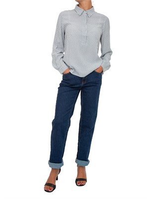 Camicia Emme Marella in viscosa con fantasia geometrica in DONNA