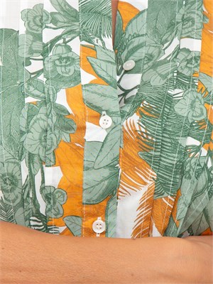 Camicia Emme Marella in popeline di cotone con stampa fantasia floreale in DONNA