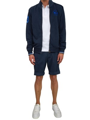 Bermuda uomo Antony Morato in fresco popeline di cotone blu in UOMO