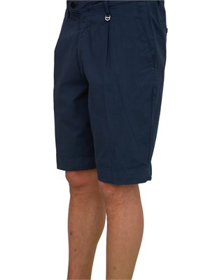 Bermuda uomo Antony Morato in fresco popeline di cotone blu in UOMO