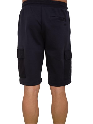 Bermuda uomo Antony Morato in cotone blu con tasconi cargo in UOMO