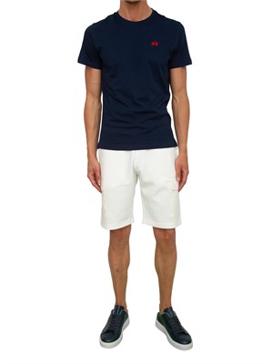 Bermuda uomo Antony Morato in cotone bianco panna con tasconi cargo in UOMO
