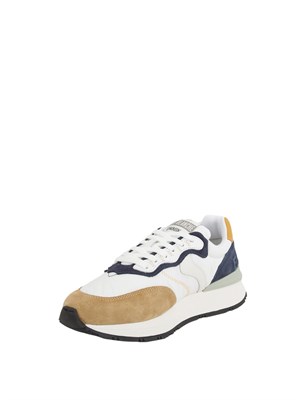 Sneakers Voile Blanche in suede e tessuto tecnico
Bianco-Marrone in UOMO