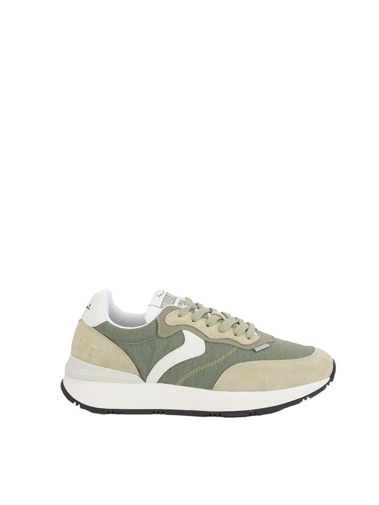 Sneakers Voile Blanche in suede e tessuto tecnico
verde