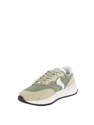 Sneakers Voile Blanche in suede e tessuto tecnico
verde in UOMO