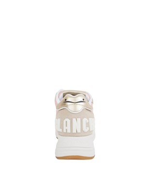 Sneakers Voile Blanche rosa in suede e tssuto tecnico in DONNA
