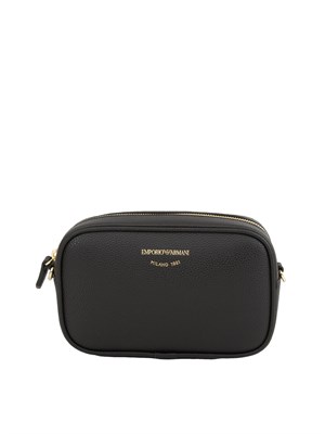 Camera case a tracolla Emporio Armani stampa cervo nero in DONNA