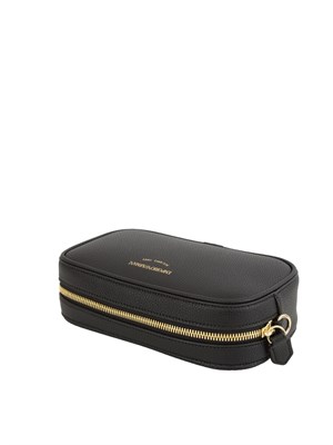 Camera case a tracolla Emporio Armani stampa cervo nero in DONNA