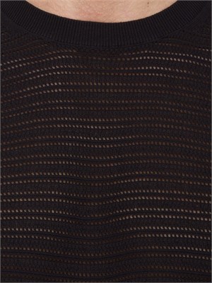 Maglia manica corta Paolo Pecora nero in UOMO