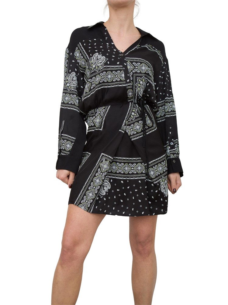 Mini abito a camicia Pinko stampa bandana