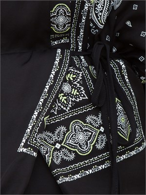 Mini abito a camicia Pinko stampa bandana in DONNA