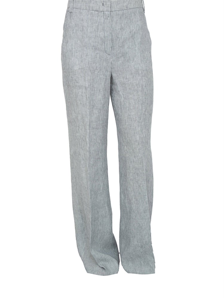 Pantaloni palazzo iBlues in misto lino a righe