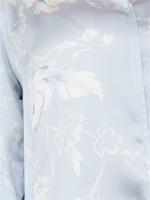 Camicia donna celeste Marella fantasia fiori in DONNA