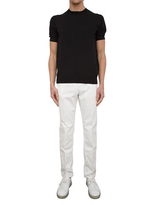 Jeans Peserico in cotone bianco in UOMO