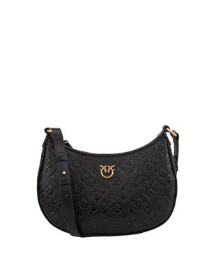 Borsa Pinko Half Moon nero in DONNA