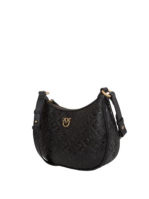 Borsa Pinko Half Moon nero in DONNA