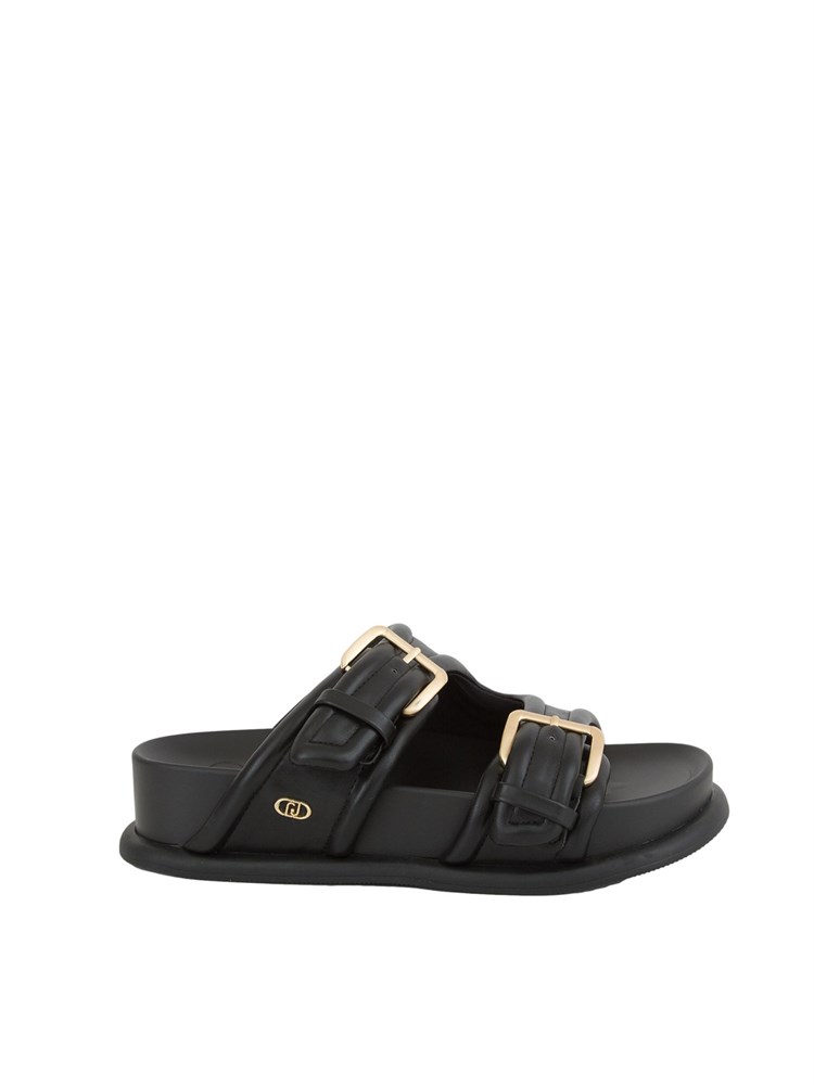 Sandali Liu Jo neri con fascette bold