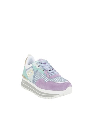 Sneakers platform multicolor Liu Jo in suede e mesh in DONNA
