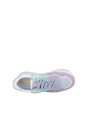 Sneakers platform multicolor Liu Jo in suede e mesh in DONNA
