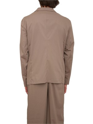 Giacca monopetto A.X. beige con tre tasche in UOMO
