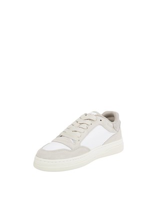 Sneakers beige Pinko in pelle con logo lato in DONNA