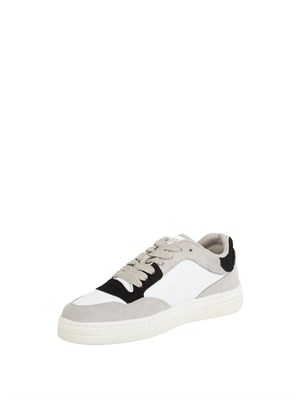Sneakers grigie Pinko in pelle con logo lato in DONNA
