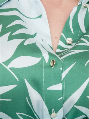 Abito Liu-jo chemisier verde in DONNA