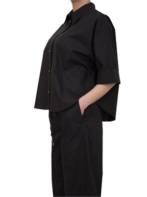 Camicia boxy Liu-jo nero in cotone in DONNA