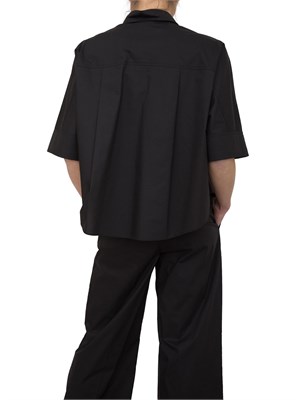 Camicia boxy Liu-jo nero in cotone in DONNA