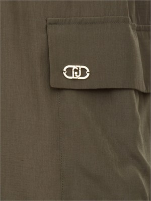 Gonna longuette cargo Liu-jo verde in DONNA