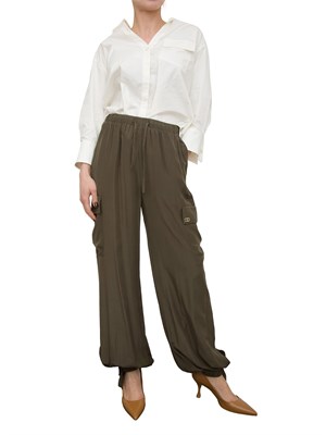 Pantaloni cargo Liu-jo verde in DONNA