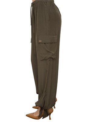 Pantaloni cargo Liu-jo verde in DONNA