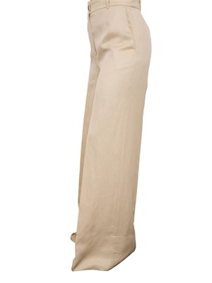 Pantaloni Liu-jo wide leg beige in DONNA