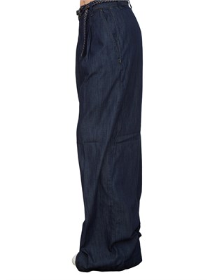 Pantaloni flare Liu-jo in denim con cintura in DONNA