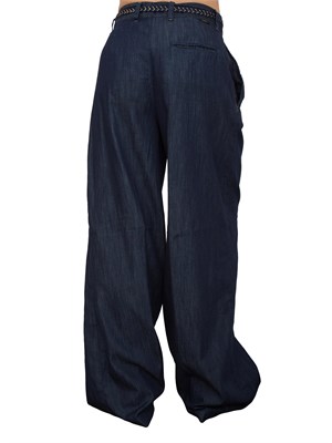 Pantaloni flare Liu-jo in denim con cintura in DONNA