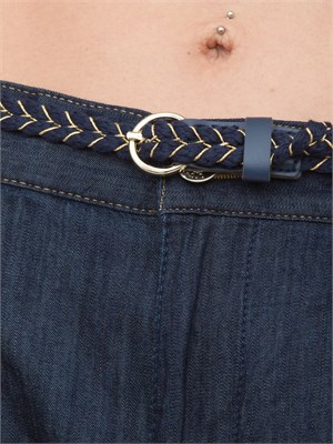 Pantaloni flare Liu-jo in denim con cintura in DONNA