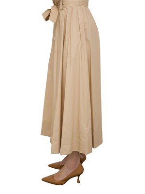 Gonna midi Liu-jo con cintura beige in DONNA