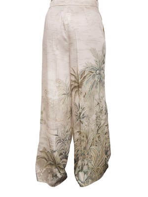 Pantaloni a palazzo Liu-jo in twill stampato in DONNA