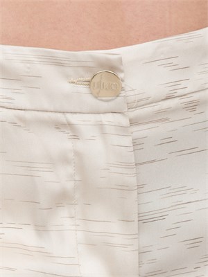 Pantaloni a palazzo Liu-jo in twill stampato in DONNA