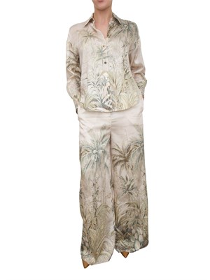 Camicia in twill Liu-jo con stampa tropicale in DONNA
