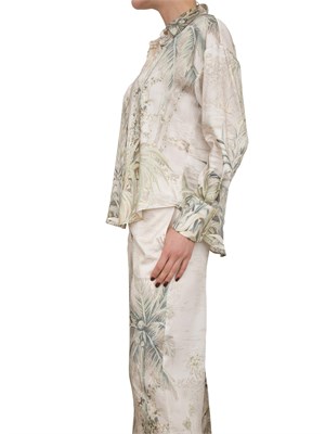 Camicia in twill Liu-jo con stampa tropicale in DONNA