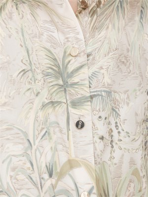 Camicia in twill Liu-jo con stampa tropicale in DONNA