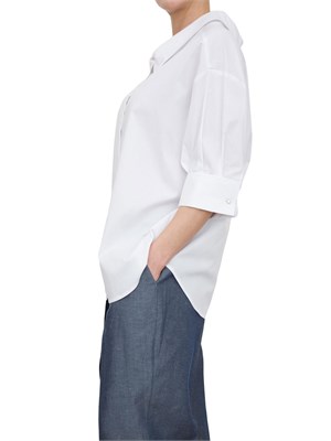 Camicia Liu-Jo in popeline con maxi colletto bianca in DONNA