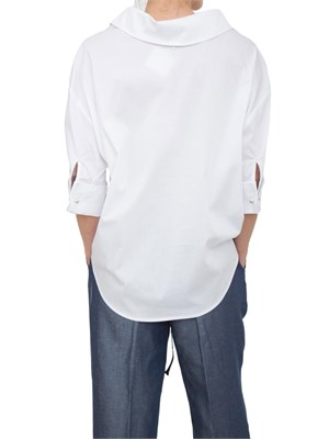 Camicia Liu-Jo in popeline con maxi colletto bianca in DONNA