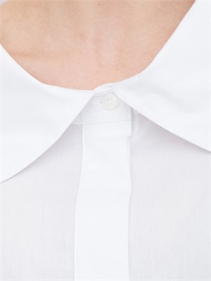 Camicia Liu-Jo in popeline con maxi colletto bianca in DONNA